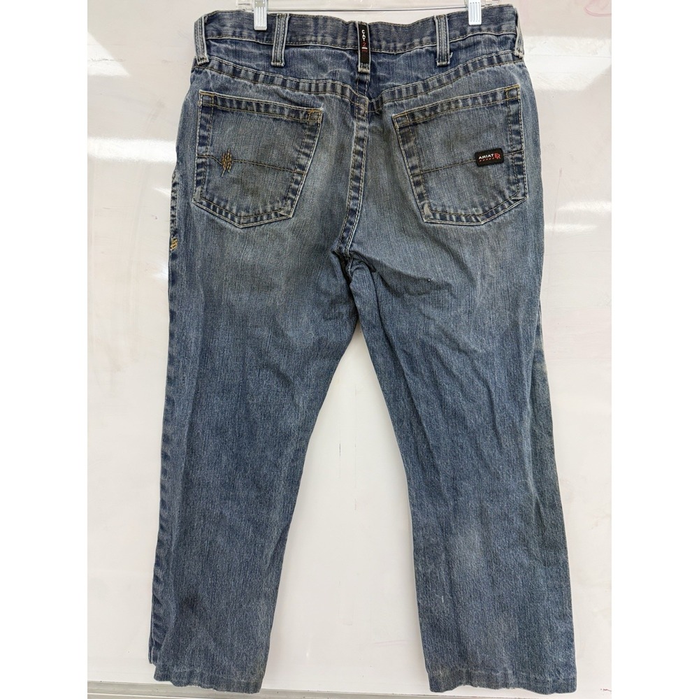 Ariat M4 FR Relaxed Boot Mens Jeans 35x29 Flame Resistant Denim Work Pants USA**